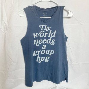 Small Blue Graphic Muscle Tee